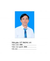 Lê Trọng An Lê Trọng An